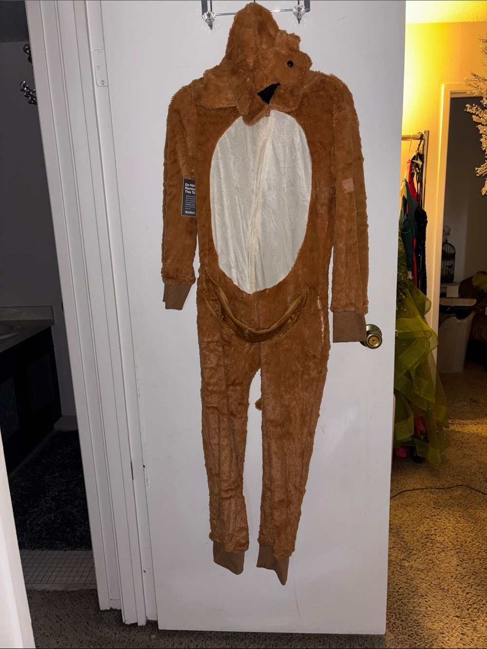 Tipsy Elves Kangaroo Plush Hooded Costume